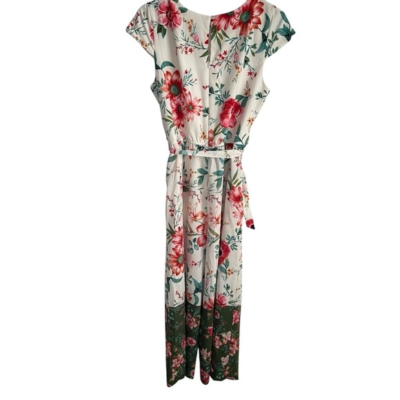 Rabbit Rabbit Rabbit collection floral jump suit size 10 pink green - Picture 2 of 13